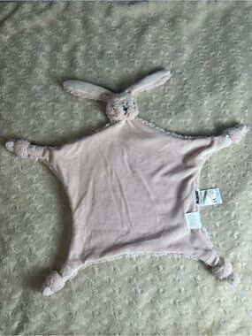 Minene You Make My Heart Full Bunny Rabbit Lovey Security Blanket Pink Star